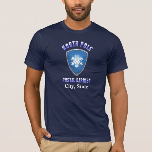 北極の郵便箱のTシャツ(カスタマイズ) Tシャツ (正面)