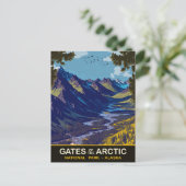 北極の門,アラスカ,旅行 ポストカード (スタンド正面)