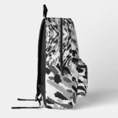 北極の雪のカモフラージュ プリントバックパック (左)