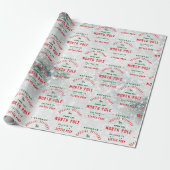 北極の雪氷からの特別な配達 ラッピングペーパー (アンロールド)