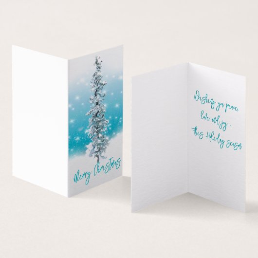 北極の青い銀霜の降りたは常緑の輝きを放つ (内部&外部)