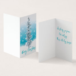 北極の青い銀霜の降りたは常緑の輝きを放つ