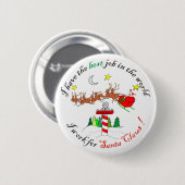 北極のWorlkの最も最高のな仕事 缶バッジ (正面&裏面)