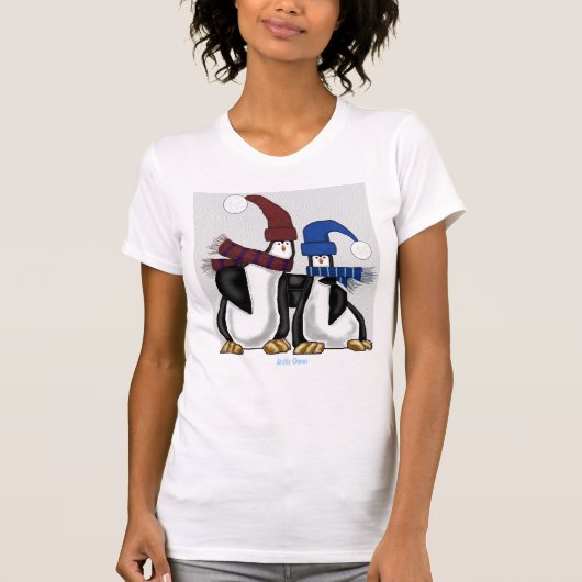北極はワイシャツを親しくします Tシャツ (正面)