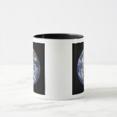 北極を中心とした完全に照らされた地球 マグカップ (中央)