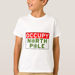 北極を占めて下さい Tシャツ