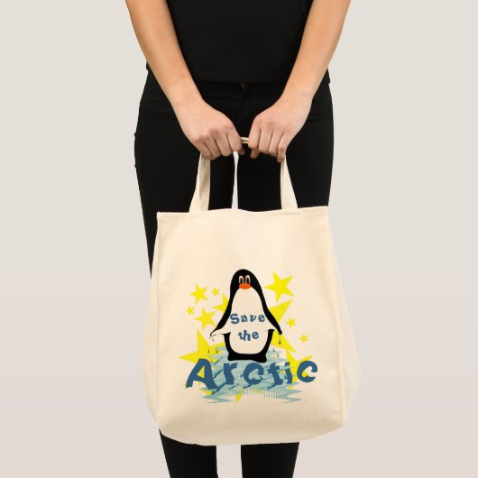 北極を守れ トートバッグ (正面(商品))