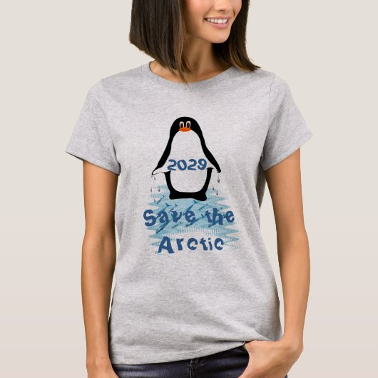 北極を守れ Tシャツ (正面)