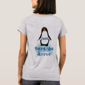 北極を守れ Tシャツ (裏面)