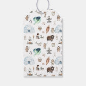 北極アドベンチャー・バースデーパーティー ギフトタグ (裏面)