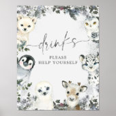 北極アニマルオンダーランド1thバースデードリンク ポスター (正面)