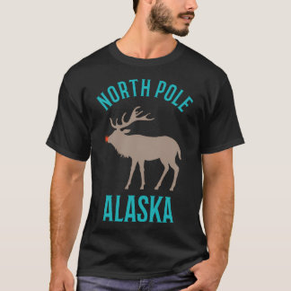 北極アラスカクリスマス Tシャツ