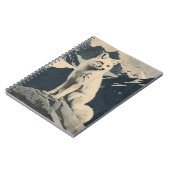 北極イラストレーションの浸食キツネ ノートブック (左側)