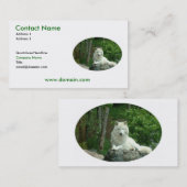 北極オオカミの名刺 名刺 (正面/裏面)