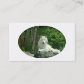 北極オオカミの名刺 名刺 (裏面)