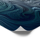 北極オオカミ白狼の休息 ポスター (角)