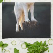 北極オオカミ キッチンタオル (折り畳み)