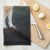 北極オオカミ キッチンタオル (四つ折り)