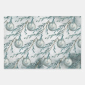 北極キツネウィンターランド ラッピングペーパーシート (正面3)