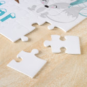 北極キツネウィンターワンダーランド ジグソーパズル (側面)