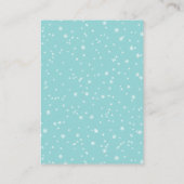 北極キツネクリスマスウッドランドブックリクエスト エンクロージャーカード (裏面)