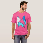 北極キツネファー南極キツネ北極キツネ恋人 Tシャツ (正面フル)