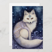 北極キツネボホミスティックアート シーズンカード (正面/裏面)