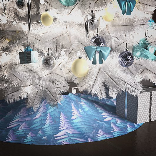 北極キツネワンダーランド ブラッシュドポリエステルツリースカート