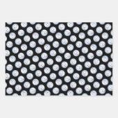 北極キツネ冬絵を描のオリジナル野生生物アート ラッピングペーパーシート (正面3)