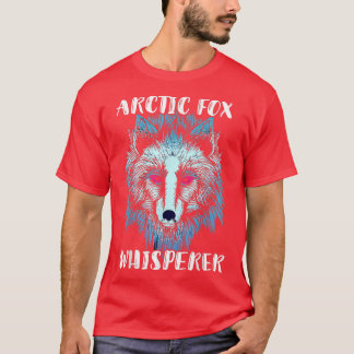 北極キツネ南極ささやき動物キツネ部族 Tシャツ