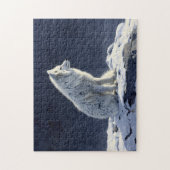 北極キツネ絵を描ズ ジグソーパズル (縦)