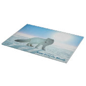 北極キツネ カッティングボード (角)