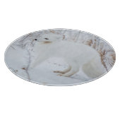 北極キツネ カッティングボード (角)