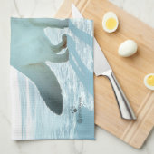 北極キツネ キッチンタオル (四つ折り)