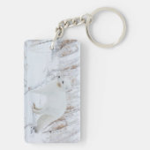 北極キツネ キーホルダー (裏面)