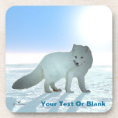 北極キツネ コースター (正面)