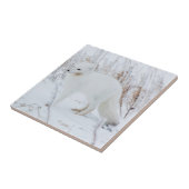 北極キツネ タイル (側面)