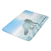 北極キツネ バスマット (アングル)