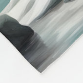 北極キツネ フリースブランケット (角)