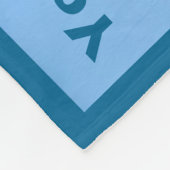 北極キツネ フリースブランケット (角)