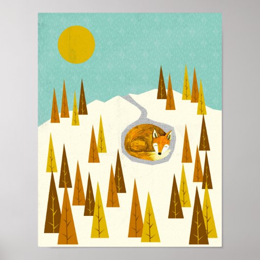 北極キツネ ポスター (正面)