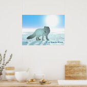 北極キツネ ポスター (キッチン)