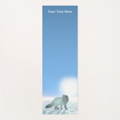 北極キツネ ヨガマット (正面)