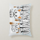 北極キツネ – 冬の風景 アクセントクッション (正面(垂直))