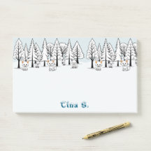 北極キツネ – 冬の風景 – 雪の文字