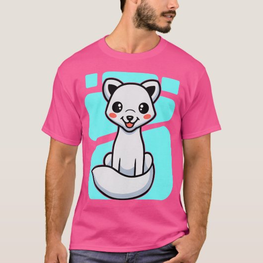 北極キツネ Tシャツ (正面)