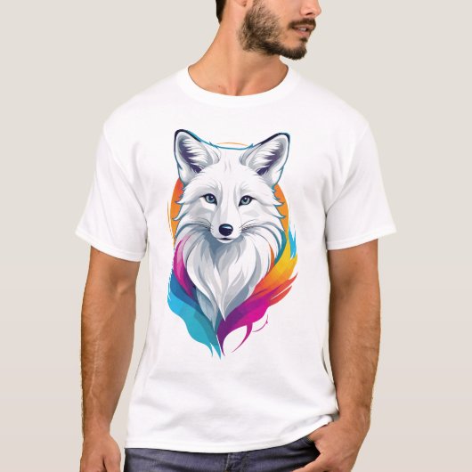 北極キツネ Tシャツ (正面)