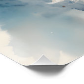 北極キツネno 1光沢ポスター ポスター (コーナー)