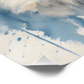 北極キツネno 4光沢ポスター ポスター (コーナー)