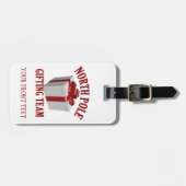 北極ギフトチームカスタムの荷札 ラゲッジタグ (正面横)